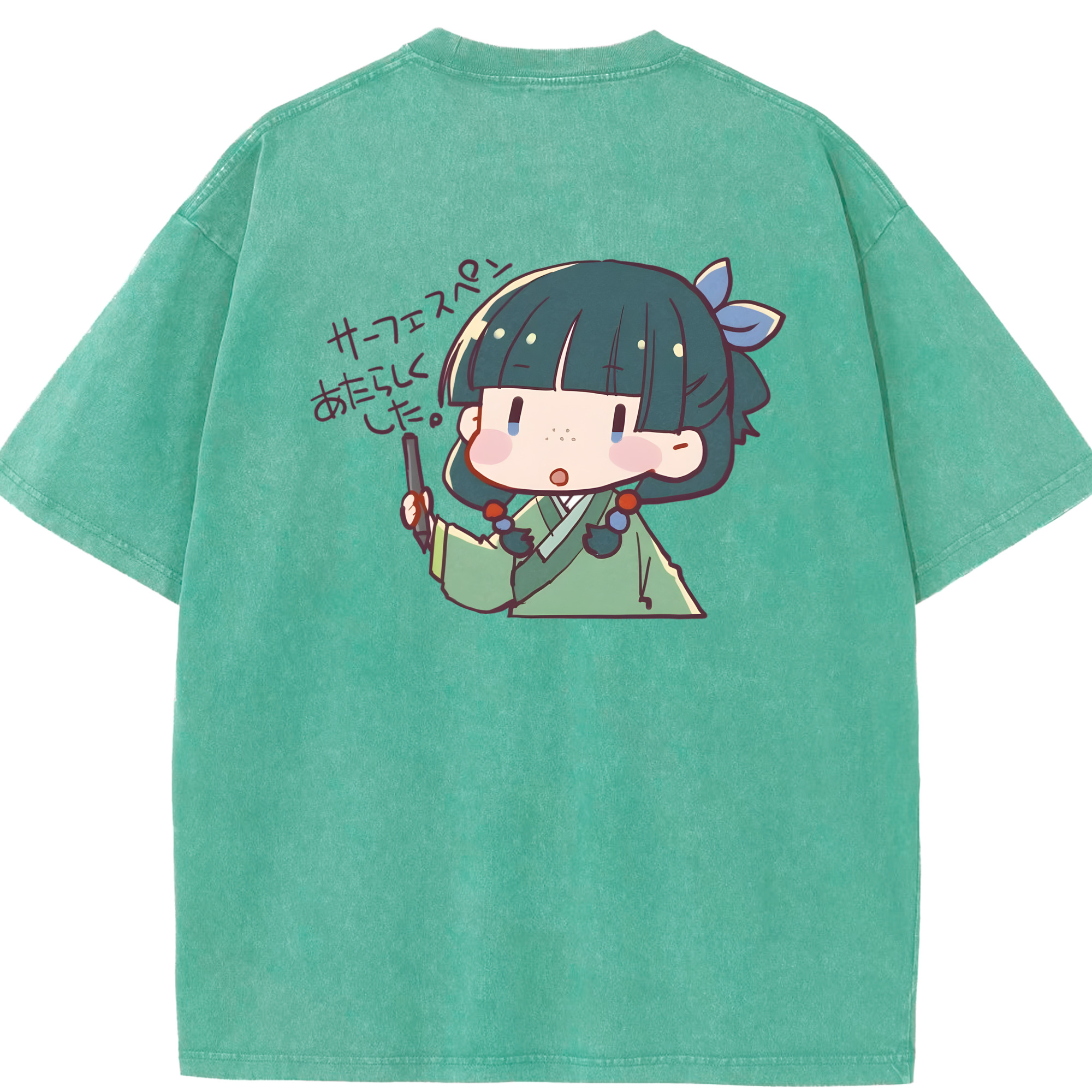 （画像用） 薬屋のひとりごと The Apothecary Diaries 綿100% ヴィンテージ風 半袖Tシャツ（背面プリント）